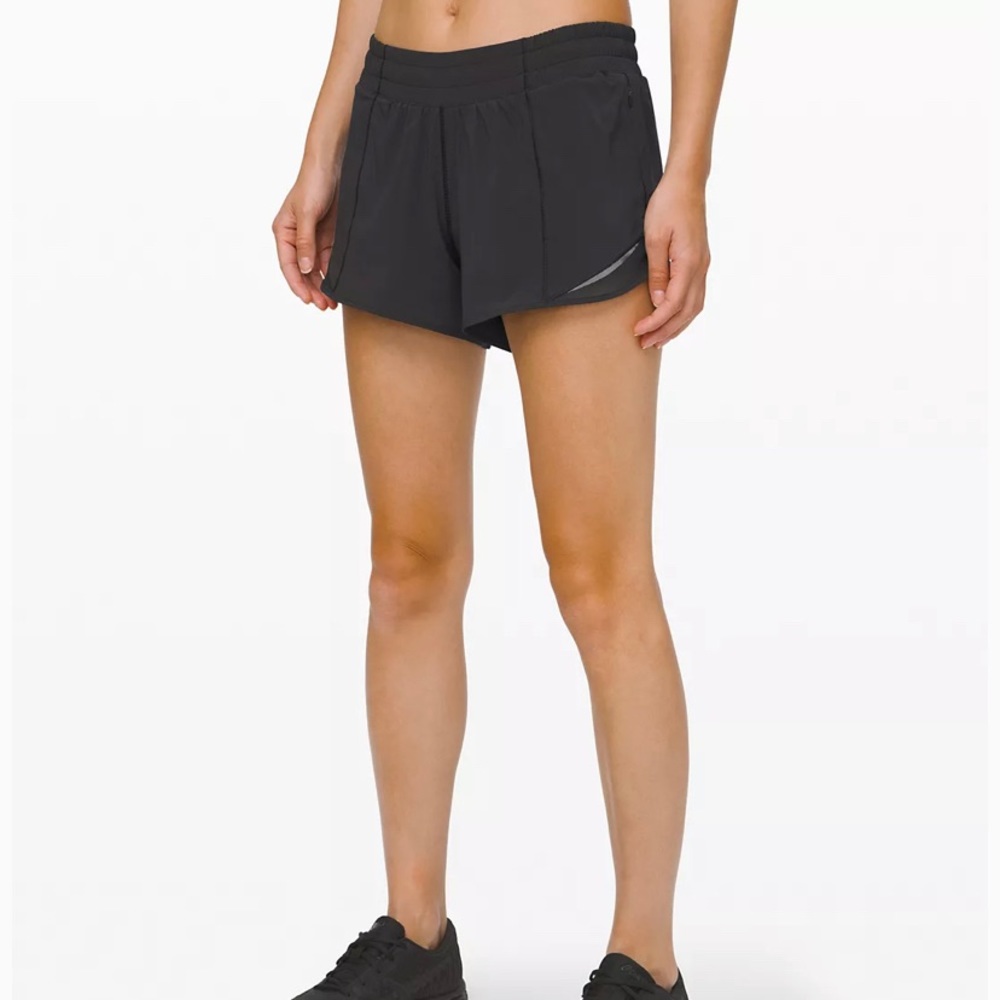Lululemon hottie hot shorts- four inches and size four
